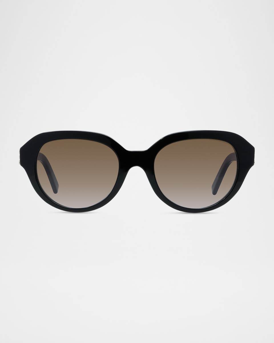 4G Acetate Round Sunglasses